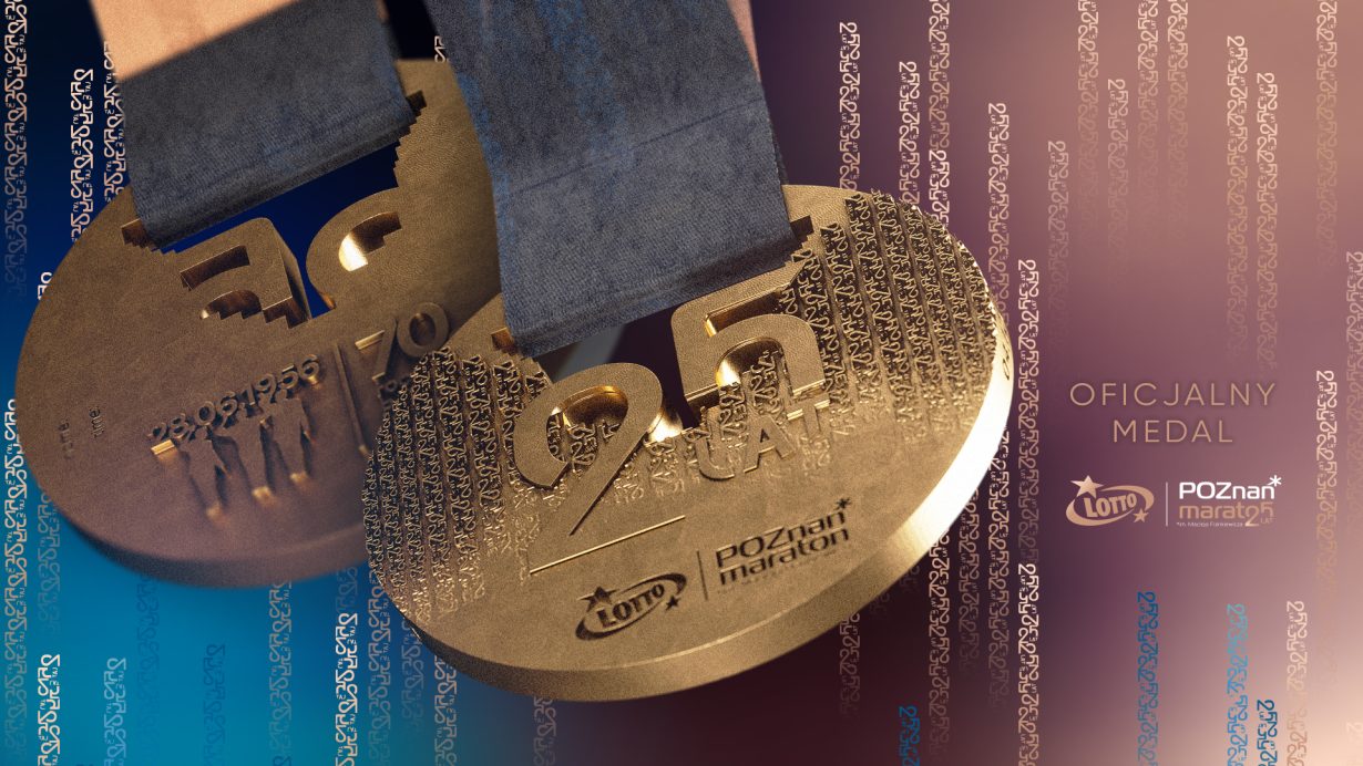 Poznań Marathon medal