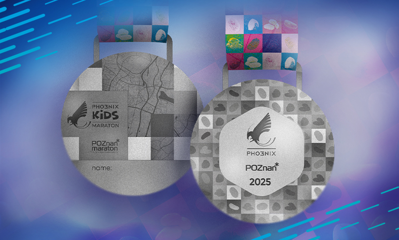 Ikona do newsa z medalem Pho3nix Kids Maratonu - Medal dla młodych adeptów biegania!