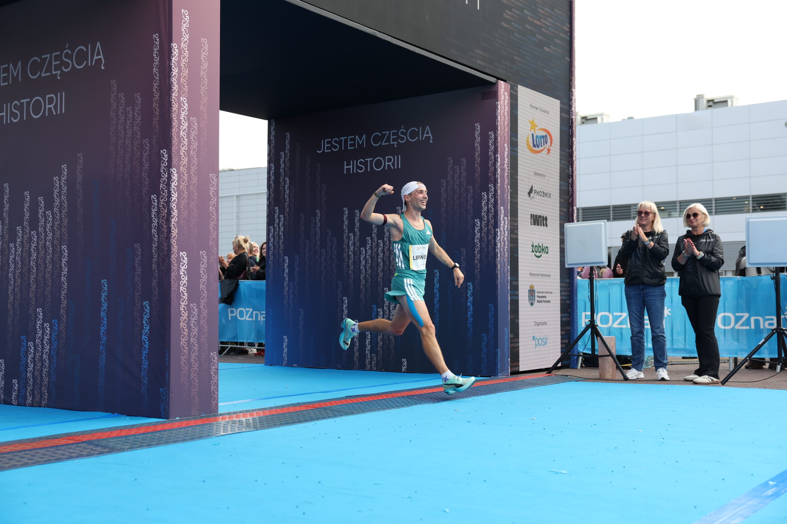 Mateusz Lipinski pierwszy Polak na mecie 1 scaled - Jubileuszowy LOTTO 25. Poznań im. Macieja Frankiewicza za nami!
